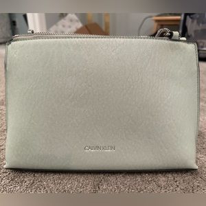 Calvin Klein mint green cross body bag